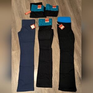 Mossimo Fold Over High Waist Bootcut Leggings/Yoga Pants - 5 pairs